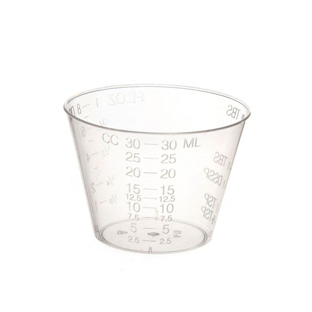 Medicine Cup Plastic available in online  pharmacy qatar, doha 